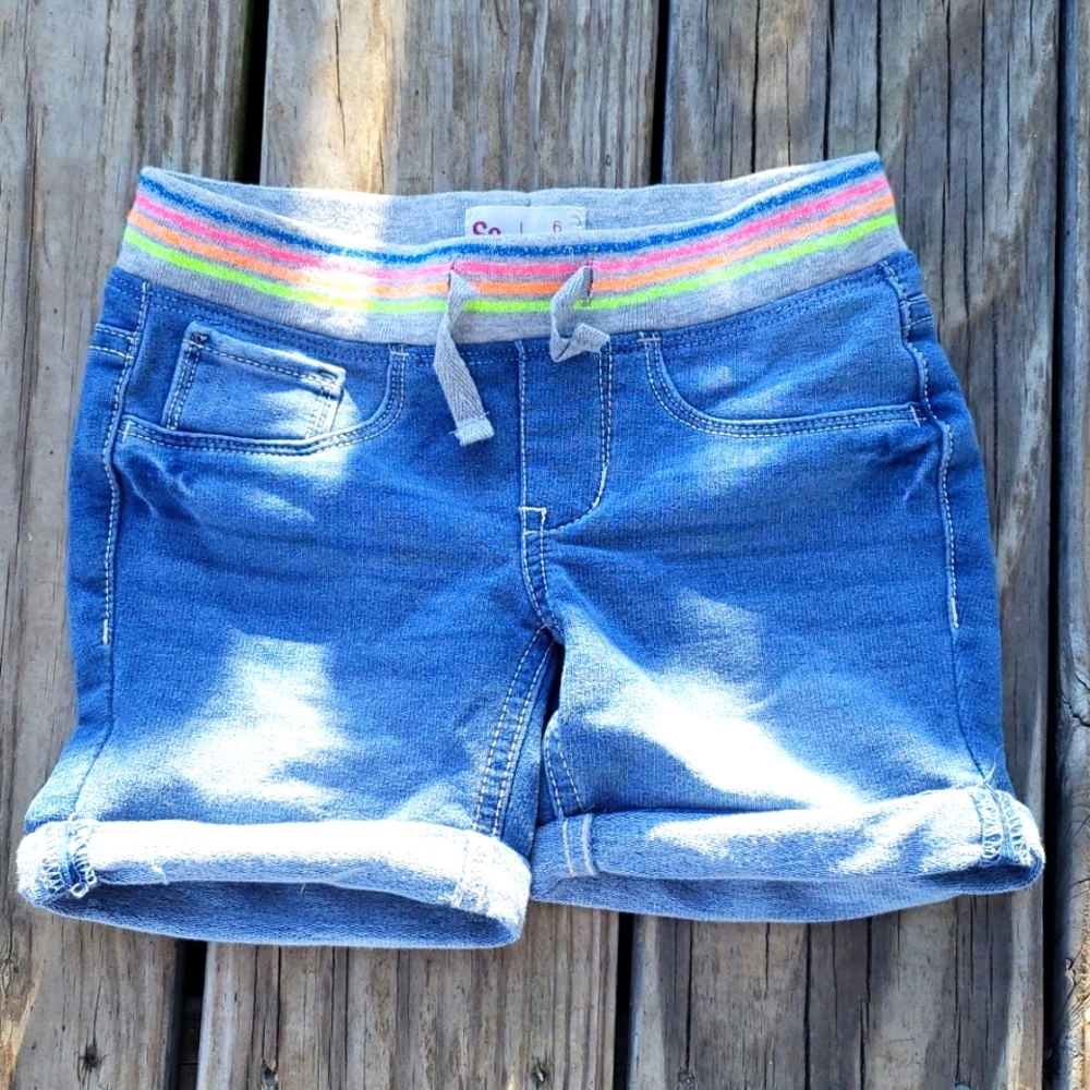 SO Cotton Spandex Denim Shorts!